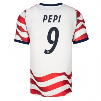 Billige Fotballdrakt Forente stater Ricardo Pepi #9 Replika Hjemmedrakt VM 2026 Kortermet